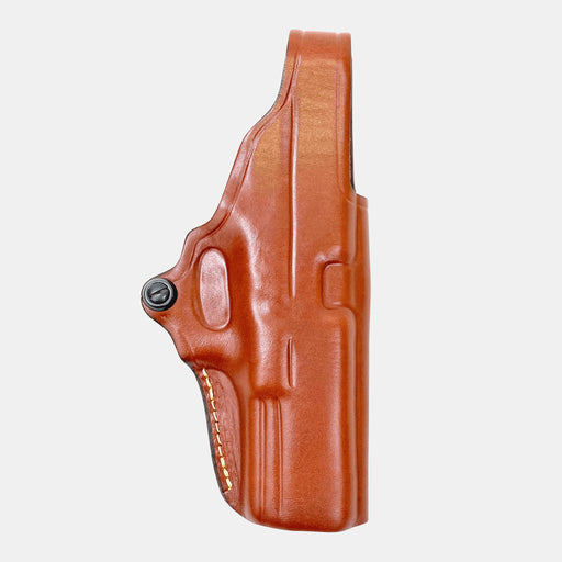 Conceal And Carry! MyHolster OWB Leather Slide Holster With Thumb Break – Fits S&W M&P 2.0 Shield 45ACP, Right Hand
