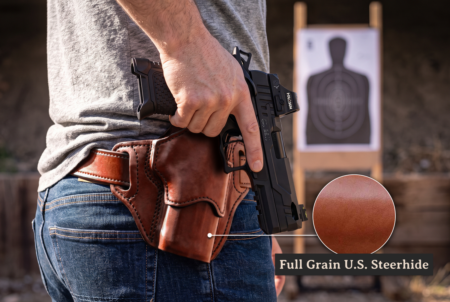 Full Grain American Steerhide