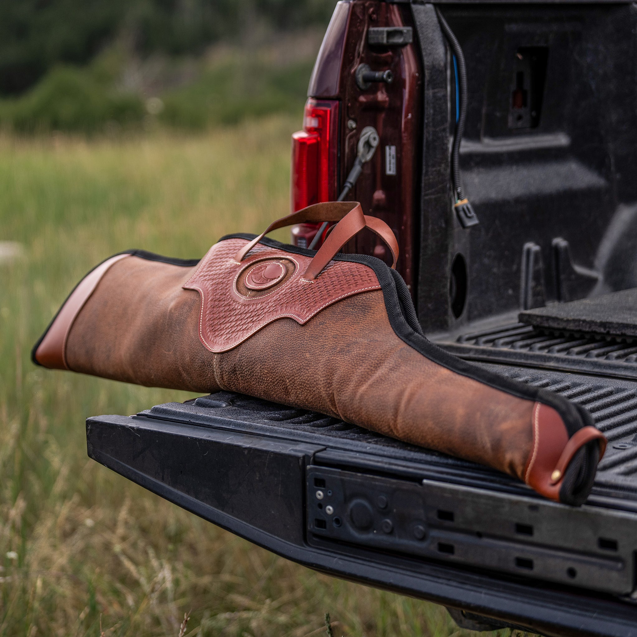 Leather Rifle Case — Hunter Company