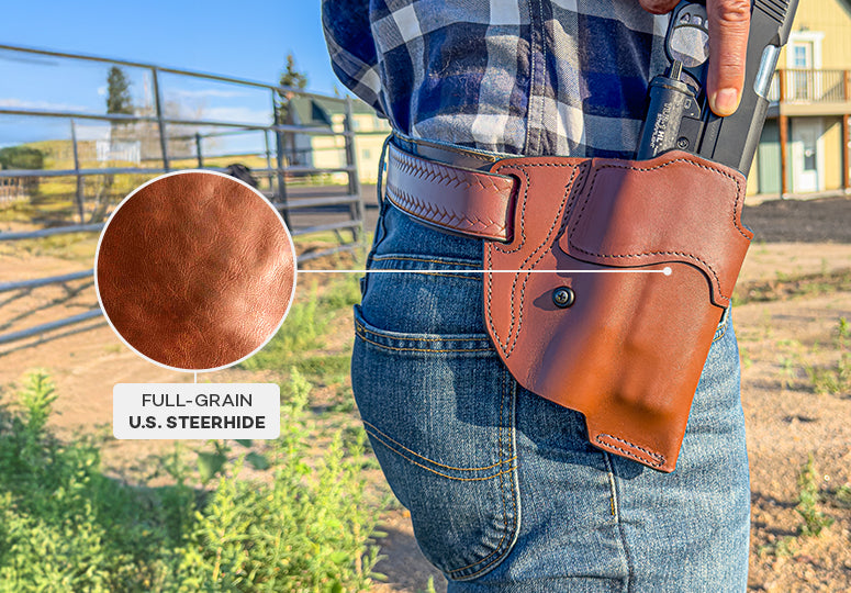 100% American Steerhide Leather