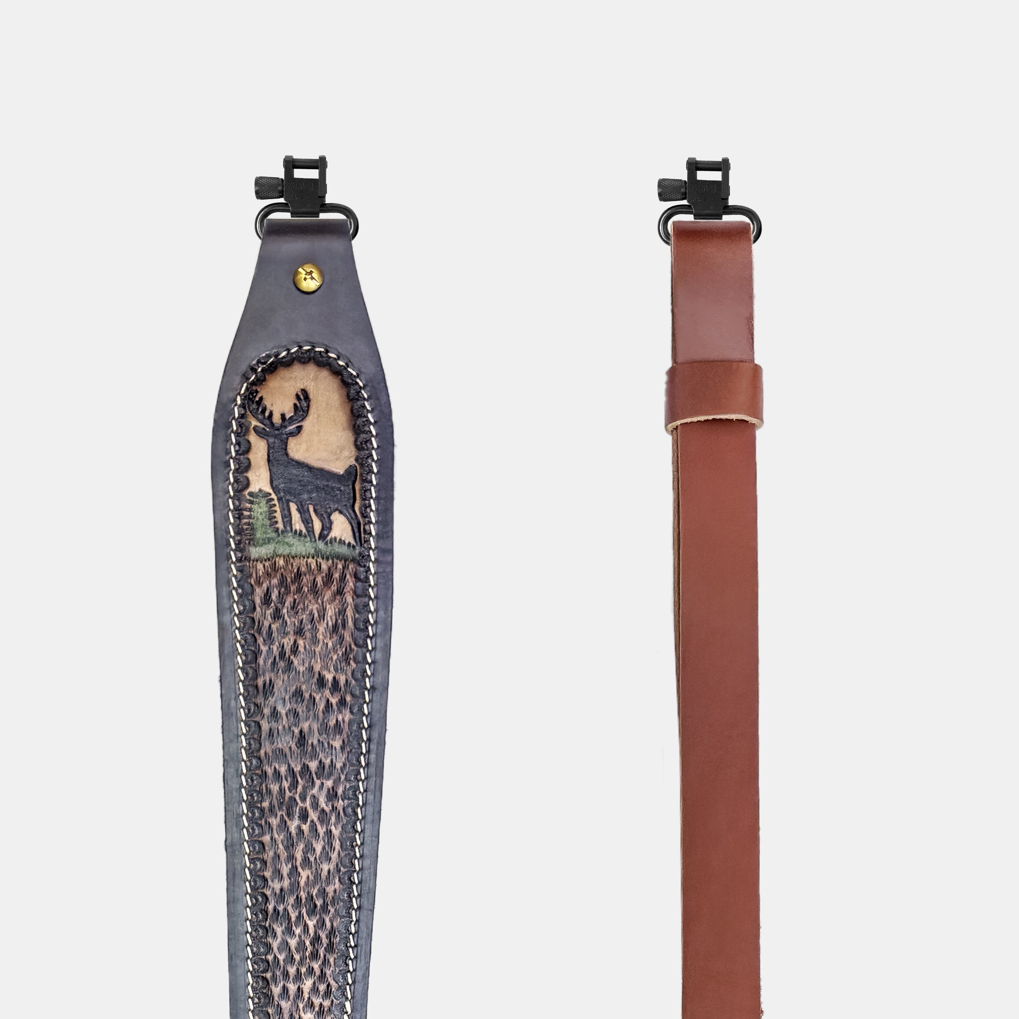 Quick Sling Premium Leather Gun Slings — Hunter Company