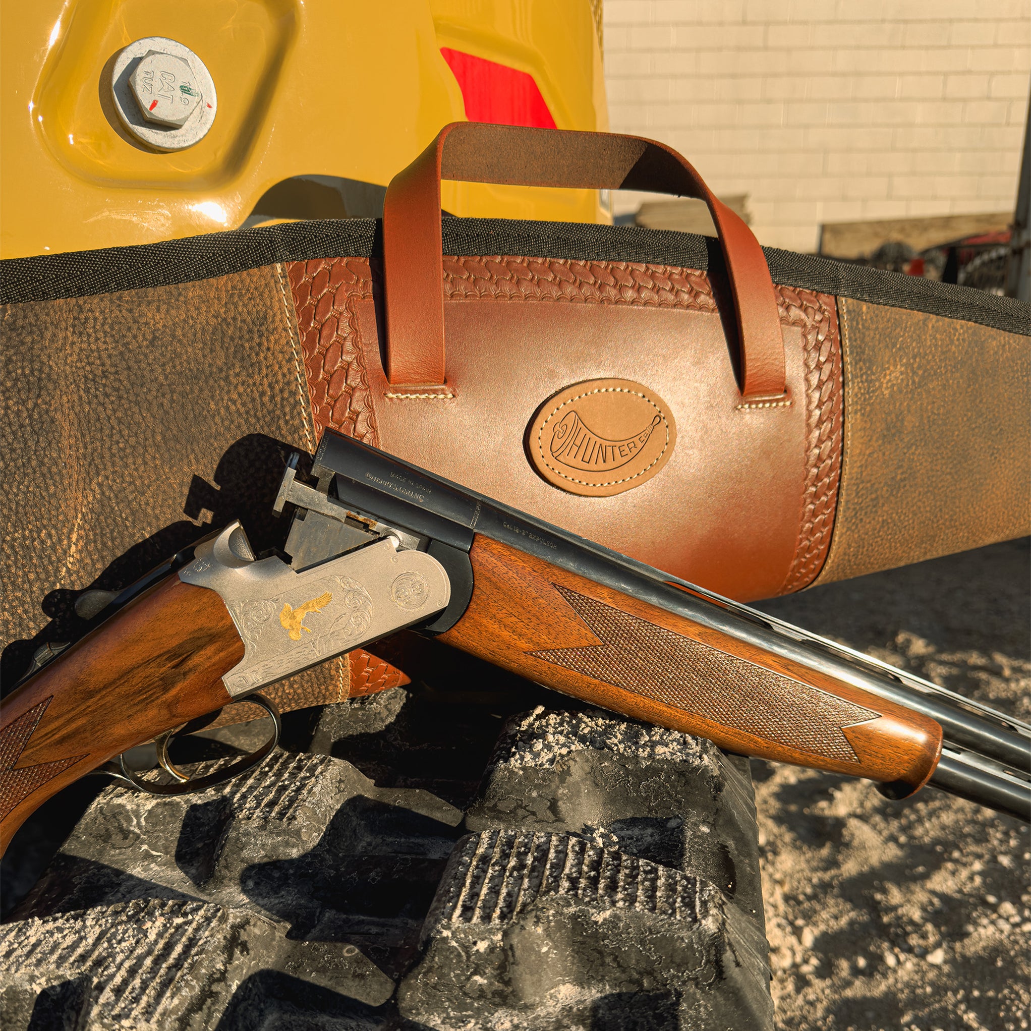 Leather Shotgun Case — Hunter Company