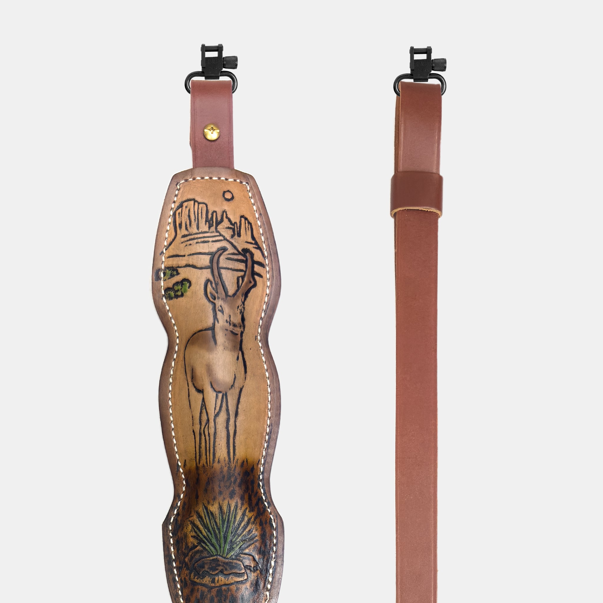 Premium Leather Gun Slings — Hunter Company