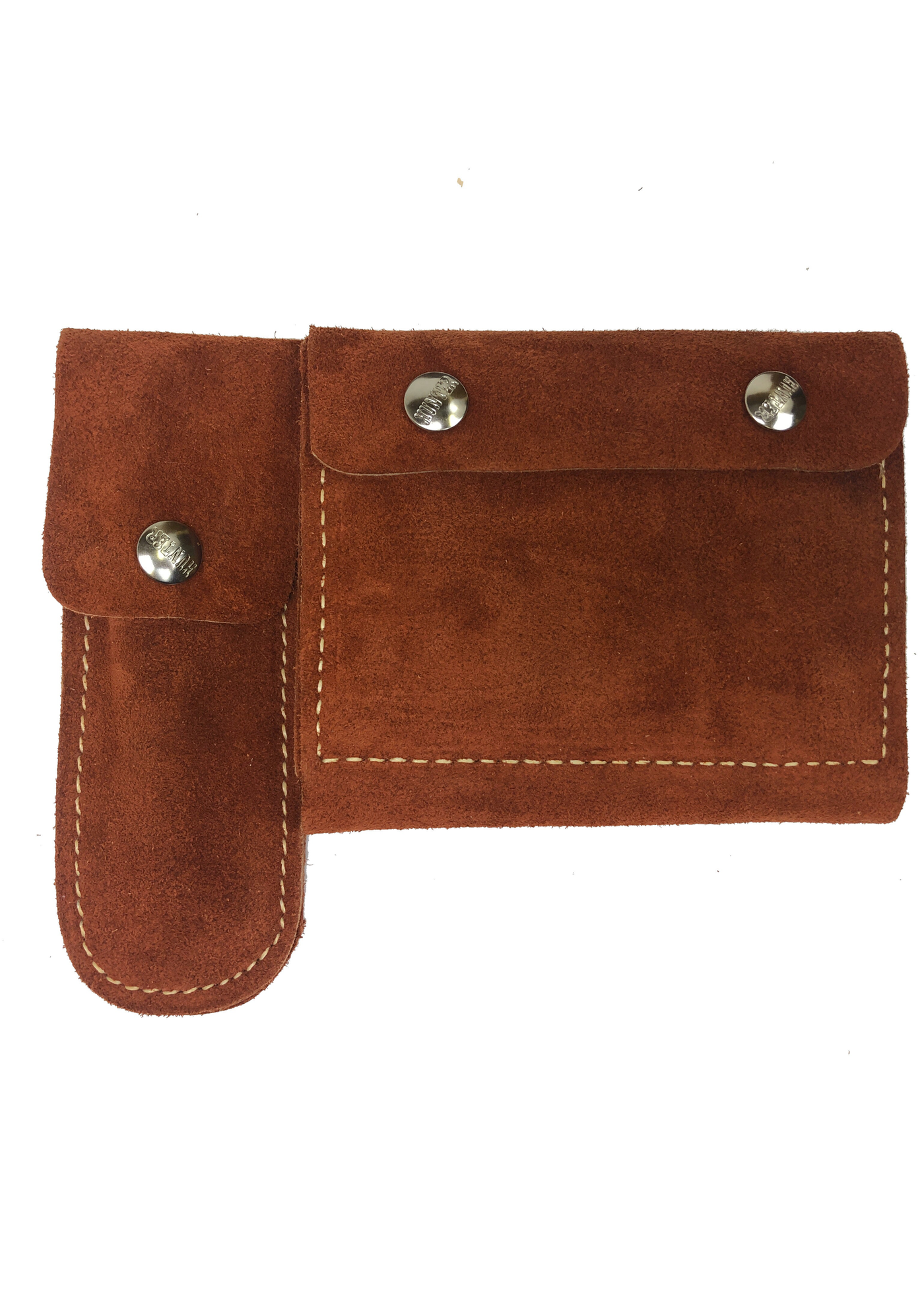 Suede Quick Rifle Ammo Pouch with Knife Sheath