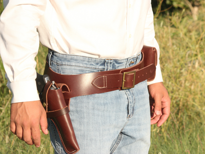Buscadero Belt For Cap & Ball Revolvers